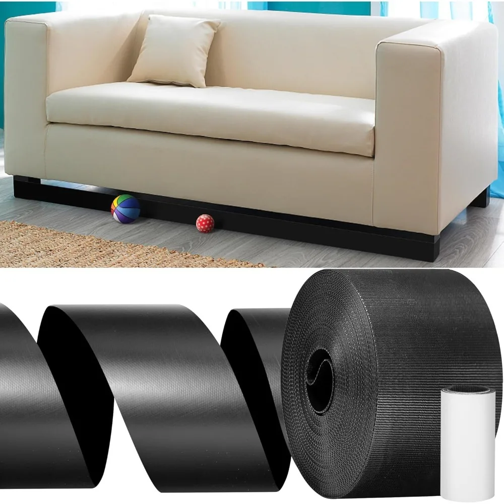 

32.8 Feet Under Sofa Toy Blocker,Adjustable Gap Bumper,Sectional Connectors for Sliding Sofas,Bumper Guard for Avoid Things