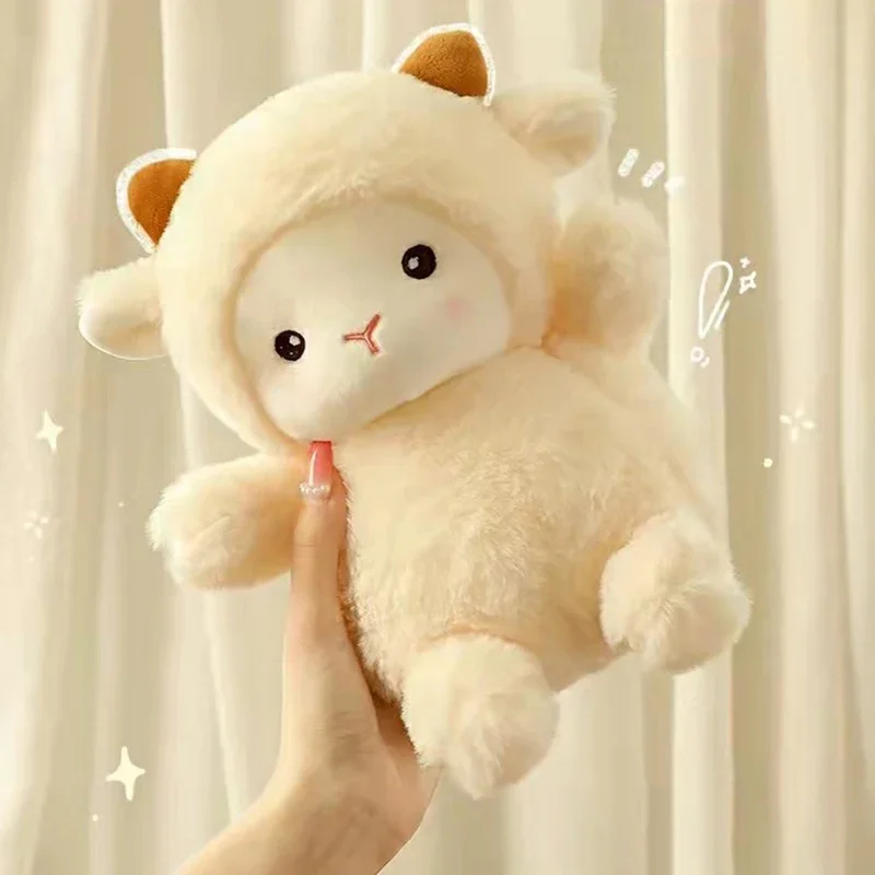 25cm Super Niedliche Schaf-Plüschpuppen Kawaii Kaninchen Alpaka Spielzeug Gefüllte Weiche Tierkissen Geburtstag Hochzeit Party Deko-Spielzeug
