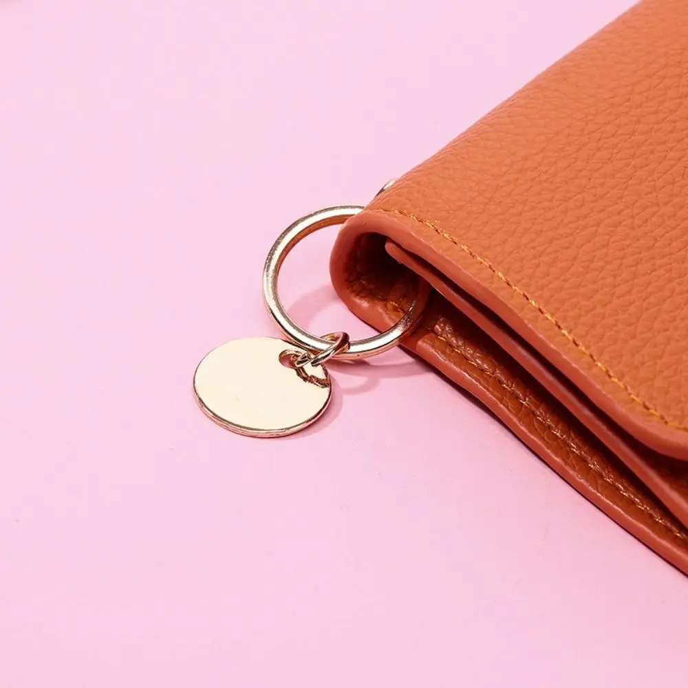 المحمولة الكورية نمط المرأة المحفظة محفظة حامل بطاقة بولي Leather حامل بطاقة جلدية سستة قصيرة مخلب حافظة للبطاقات الرجال