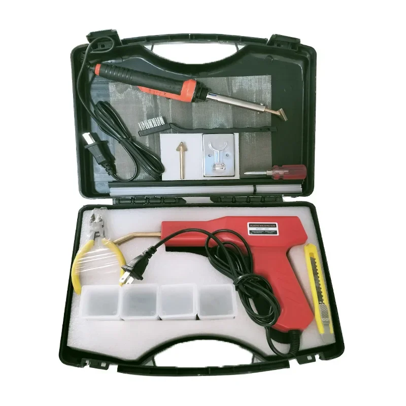 

Car Bumper Repair Machine Plastic Welding Gun Welder Rods Hot Melt Kit