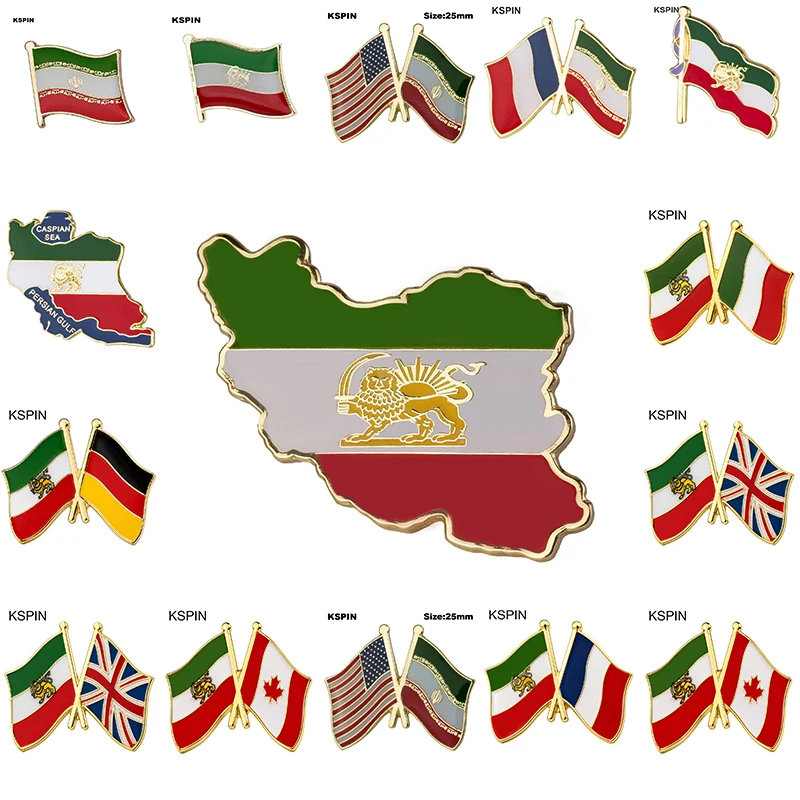 Iran Flagge Anstecknadel Abzeichen Brosche