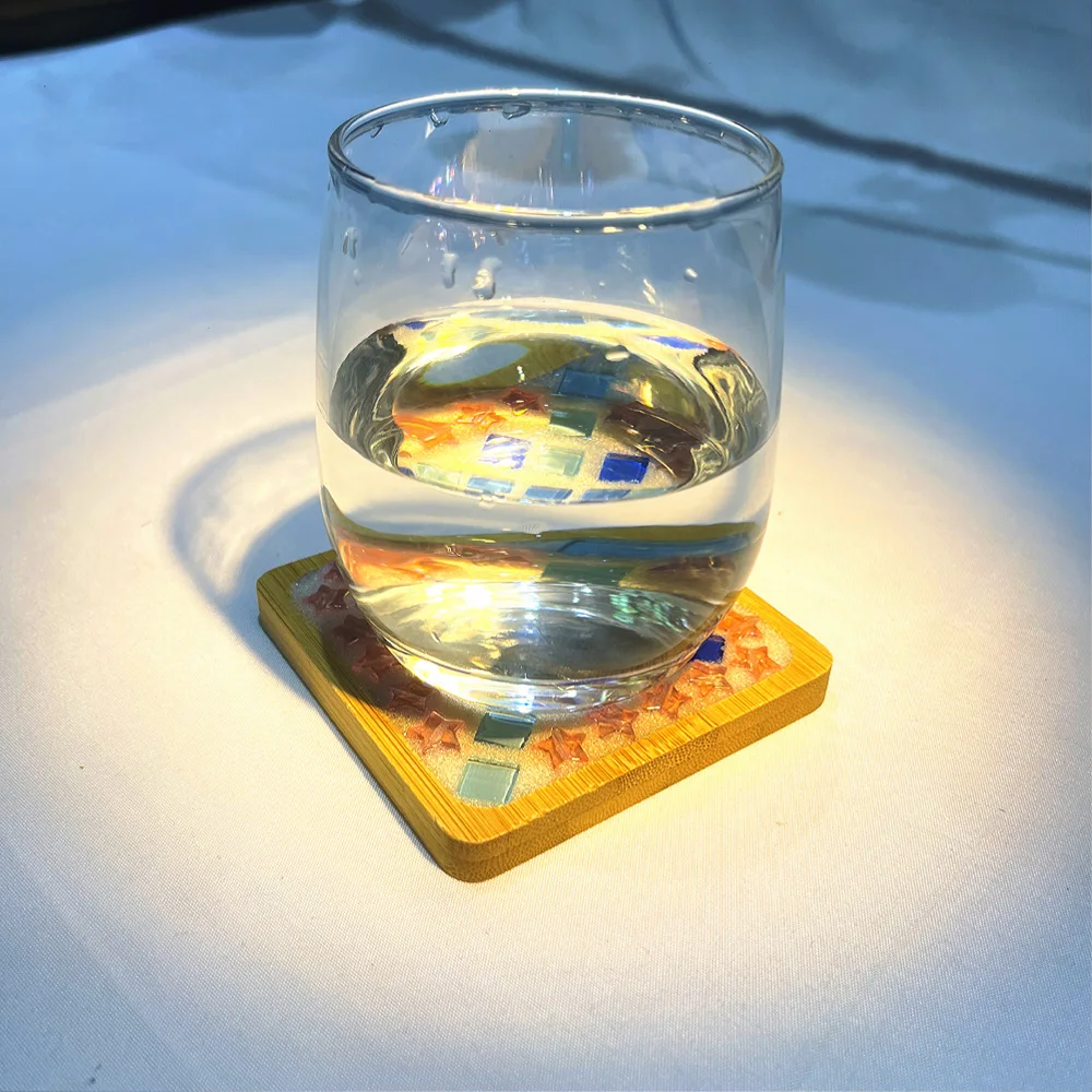 مجموعة أدوات كوستر فسيفساء مونتيسوري - لعبة ألغاز تعليمية DIY للأطفال، مجموعة أنشطة يدوية مبتكرة بين الوالدين والطفل