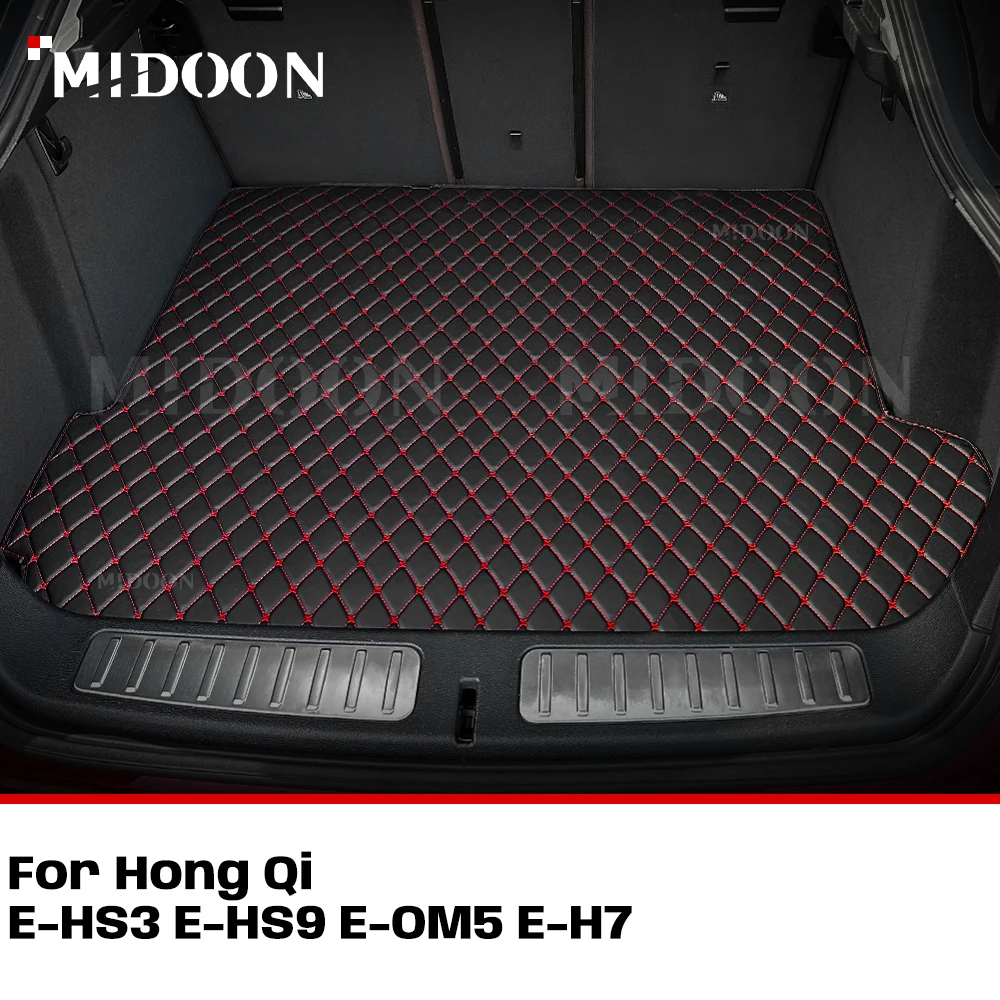 

Для Hong Qi E-HS3、E-HS9、E-OM5、E-H7 изготовленный на заказ коврик в багажник автомобиля, антигрязная накладка, защитный коврик, вкладыш для багажника, авто аксессуары для интерьера