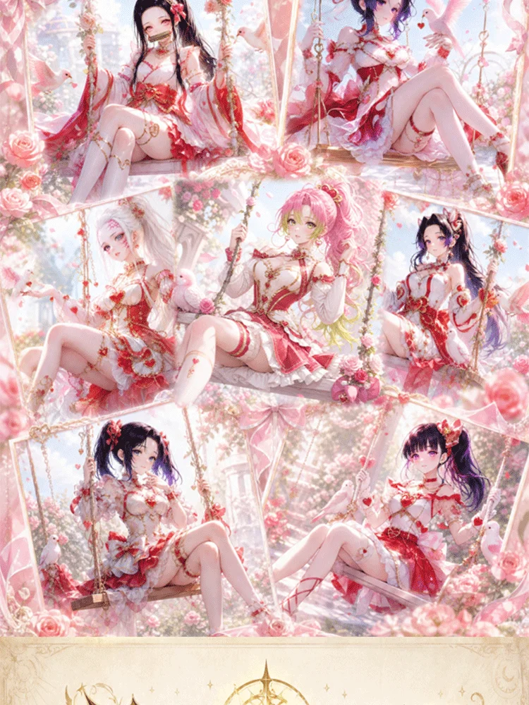 Demon Slayer Cards Kimetsu No Yaiba Vol.2 Anime Trading Cards Acrylic Color Paper Series Wholesale Full Case Blind Box Bulk Pack