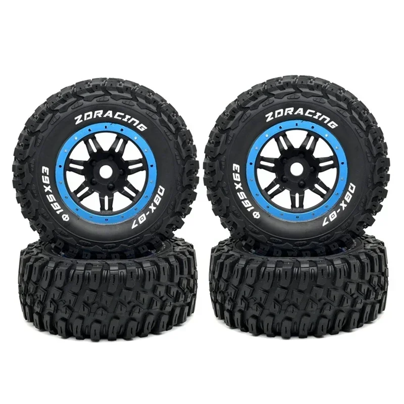 4Pcs RC Car Wheel Tire Tyre for ZD Racing DBX-07 DBX07 1/7 RC Car Upgrade Parts Spare Accessories