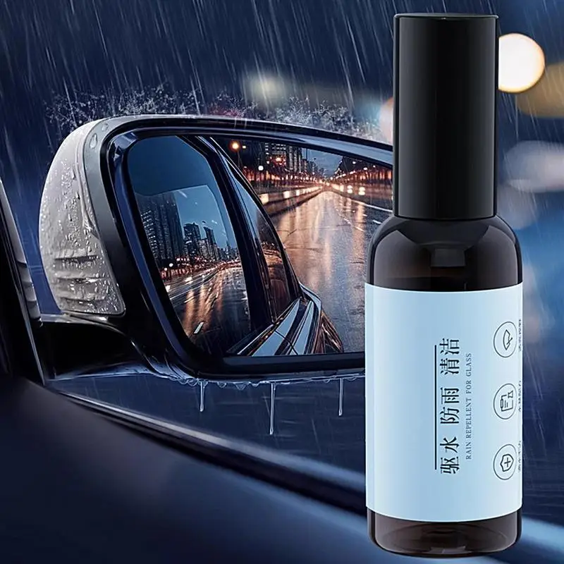 50ml wasser abweisendes Sprüh glas hydrophobe Beschichtung Anti-Regen für Autoglas Windschutz scheibe Spiegel wasserdichtes Beschichtung mittel