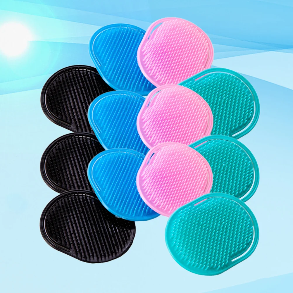 

16 Pcs Color Hair Washing Comb Home Salon Plastic Hair Cleaning Brush Plastic Brush For All Types
