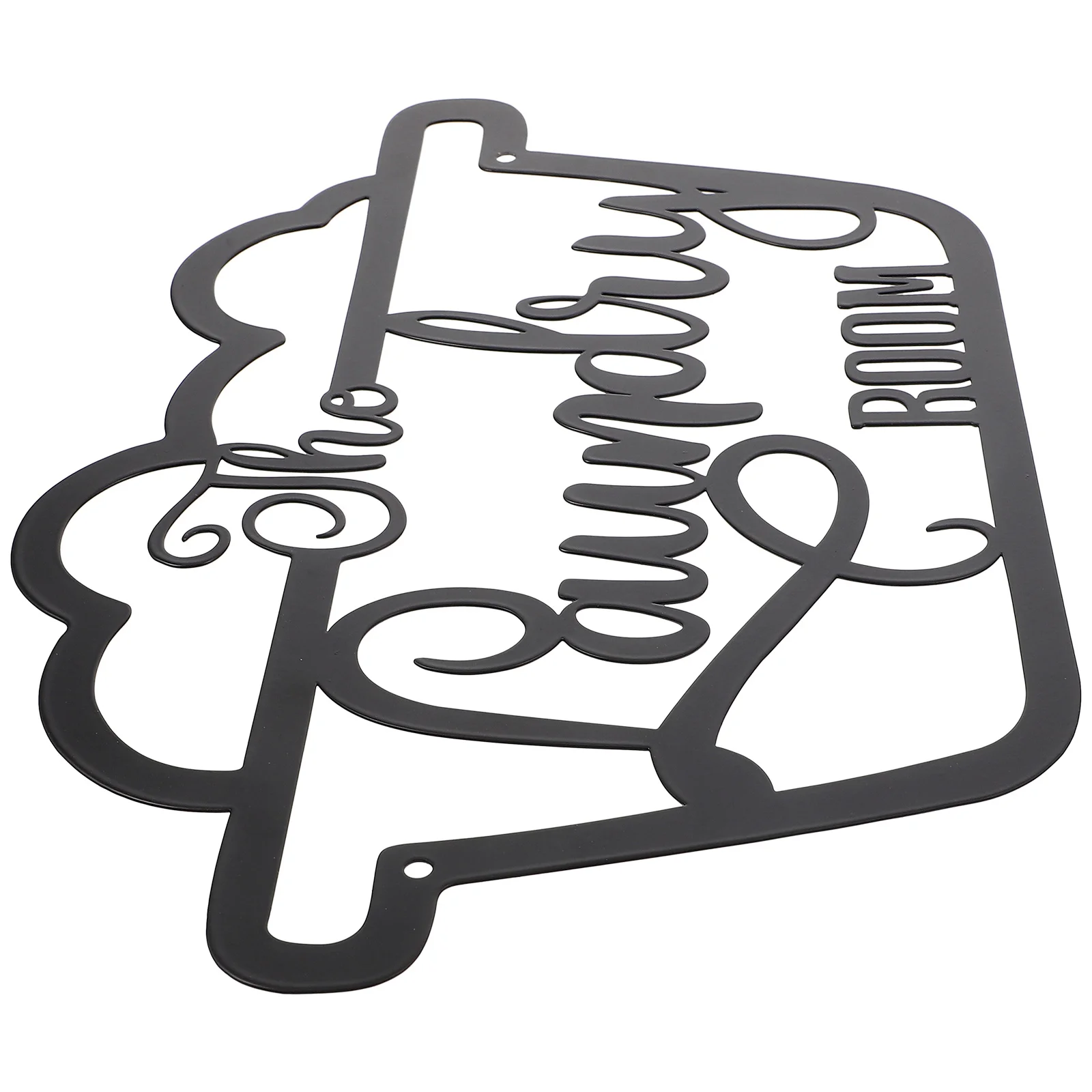 

Laundry Room Hanging Plaque Vintage Metal Lettering Wall Decor Rustic Style Laundry Room Iron Ornaments Creative Mini Signs