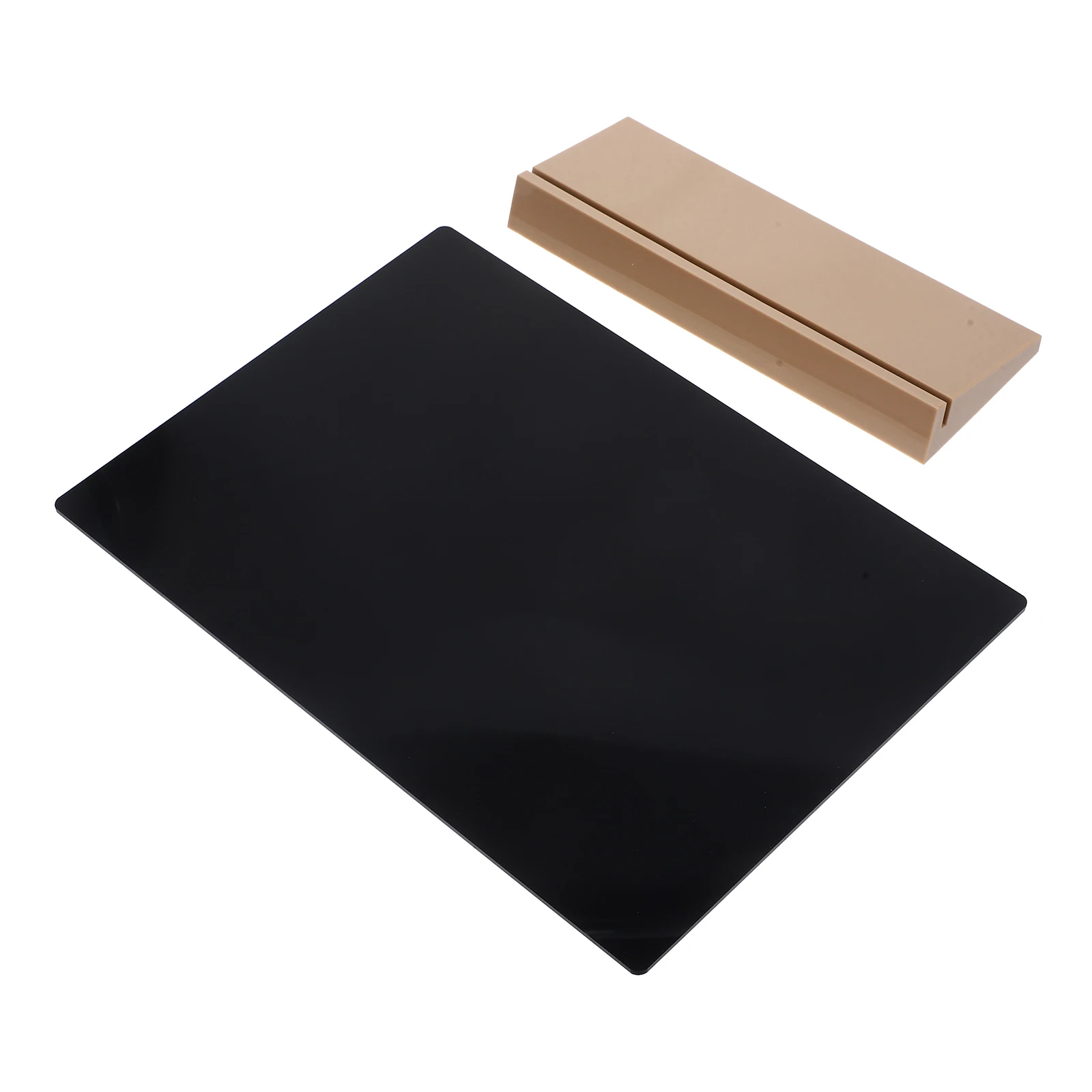 Hand Drawn Small Chalkboard Sign Abs Memo Message Desktop Decor Erasable Writing Surface For Office Home Wedding Party Tabletop