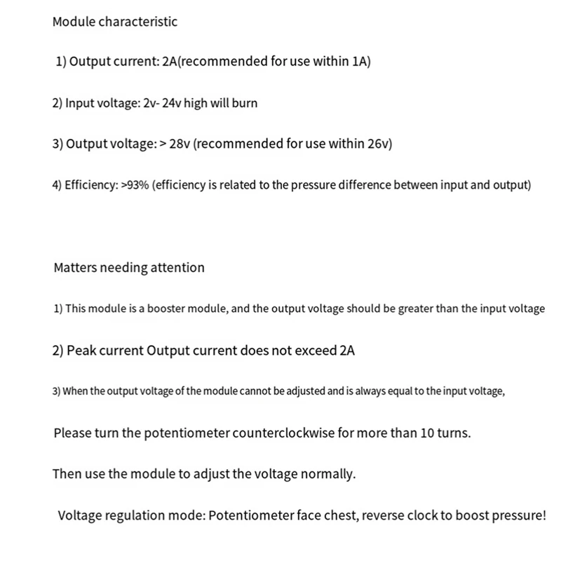 Module Boost élévateur 2A DC-DC MT3608, 5 pièces, avec TYPE-C-USB, convertisseur Boost, régulateur de tension d'alimentation, installation facile