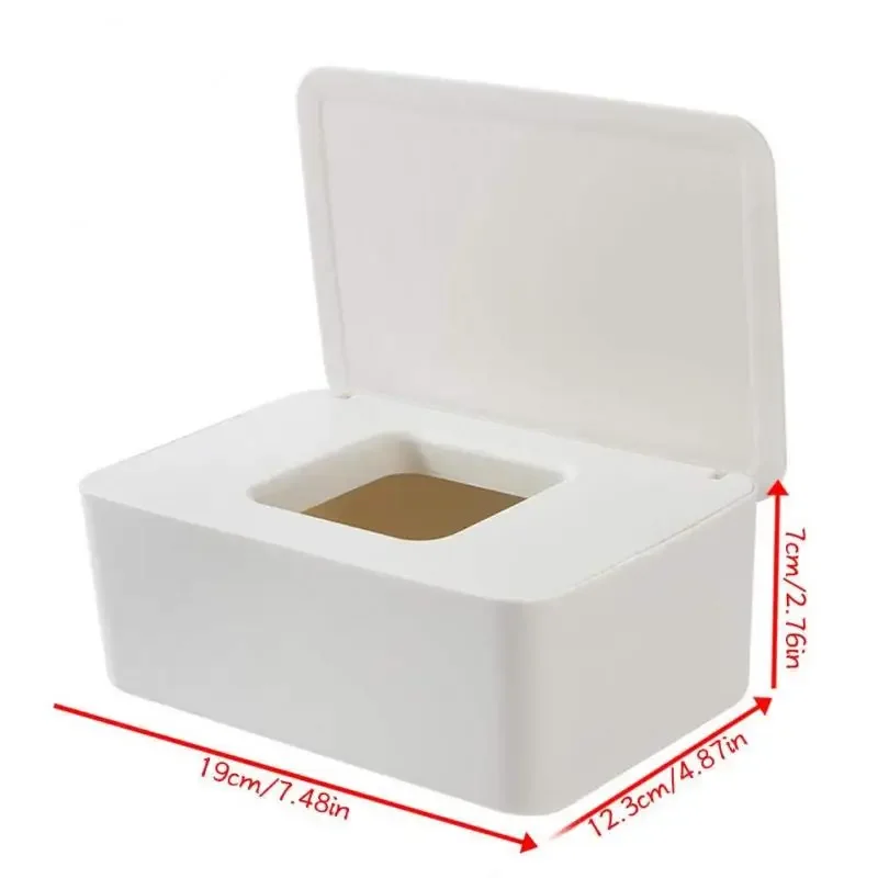 Tissue Box Wet Wipes Dispenser Holder Dry Wet Tissue Paper Case Box Wipes Napkin Storage Box Holder Container MJ80611