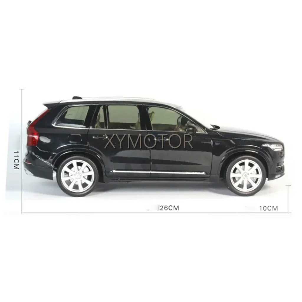 1/18 für volvo xc90 suv druckguss modell auto schwarz/champagner spielzeug kinder geschenks ammlung ornament display metall, kunststoff, gummi