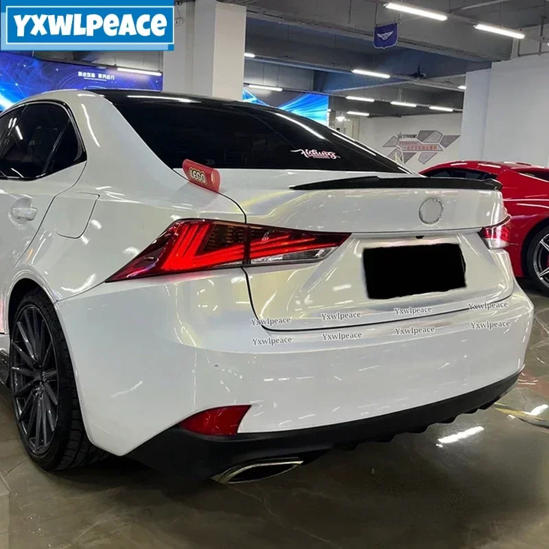 

For Lexus IS Series Spoiler 2013 2014 2015 2016 2017 IS200t IS250 IS300 350 ABS Plastic Rear Trunk Lip Spoiler Car Accessories