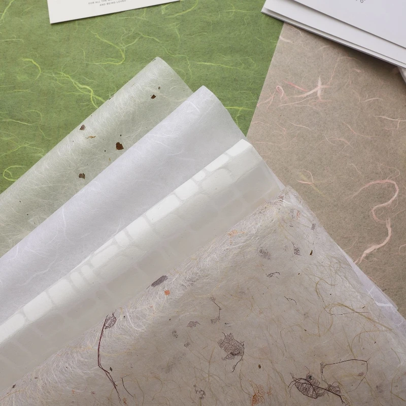 Fiber Thickened Bouquet Packaging Cloud Silk Paper Texture High-end Floral Wrapping Paper Dedicated For Gift Decoration