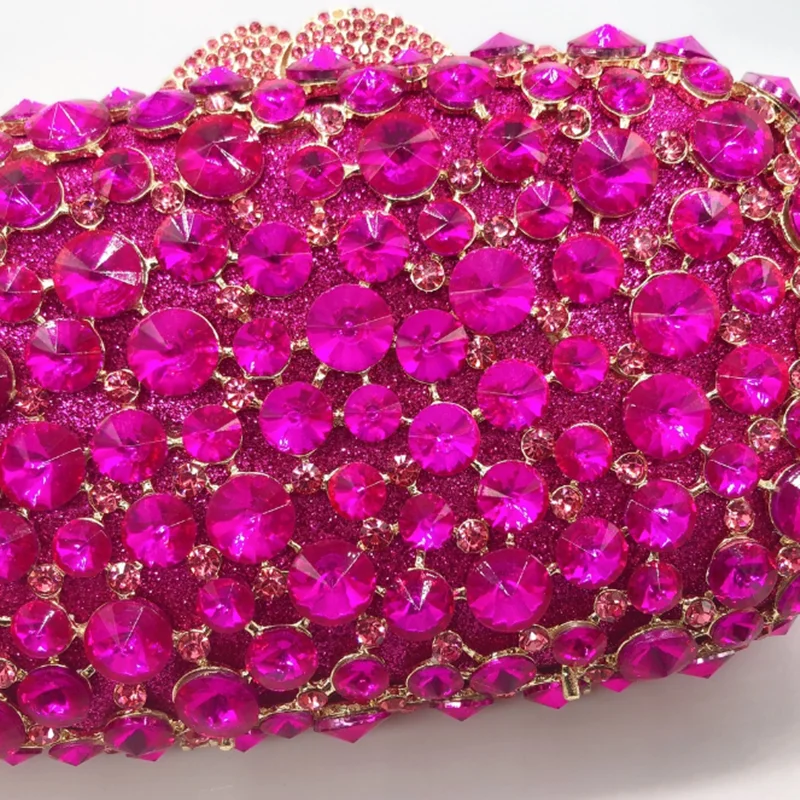 Imagem -06 - Bolsa Noite com Strass para Mulheres Bolsas de Baile e Noiva Bolsas Formais para Festa Casamento e Baile Mais Recente e Mais Recente