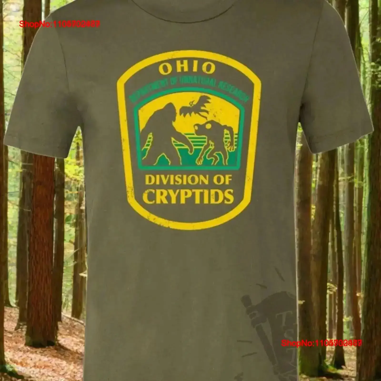Ohio Department of Unnatural Research T Shirt See Exclusive vintage Washed designer clothes Casual Top For Everyday Wear