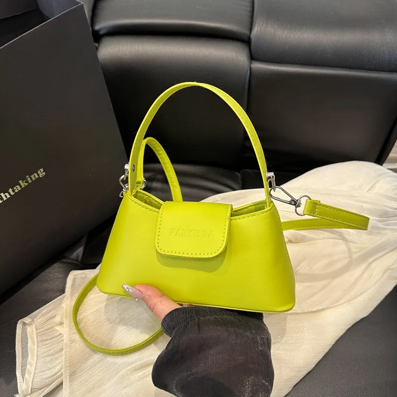 

2025 Summer New hand-held women's bag Korean style fashionable and simple shoulder cross-body bag for women