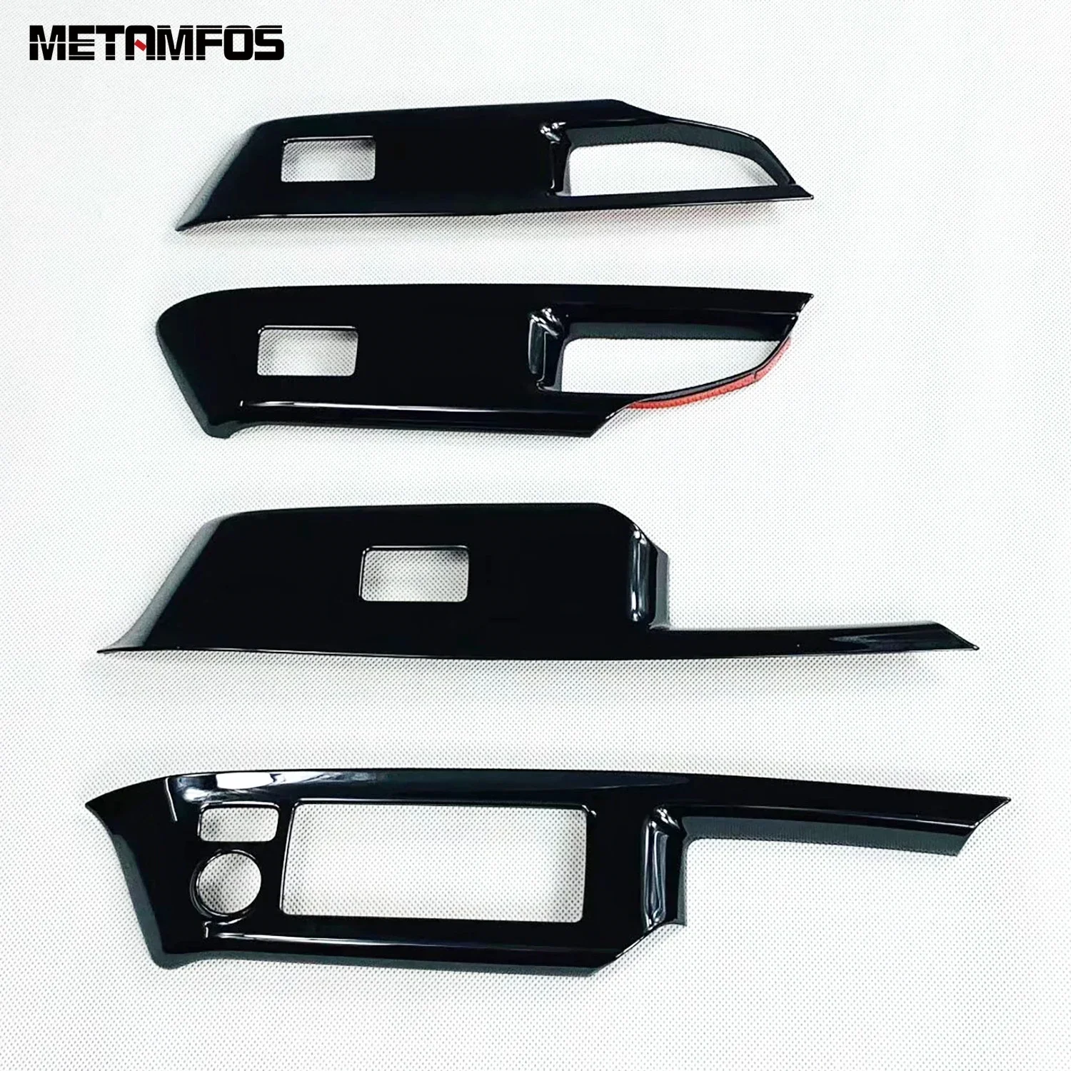 

Window Lift Switch Cover Trim For Toyota Aqua 2021-2024 2025 Matte Inside Door Armrest Frame Interior Accessories Car Styling