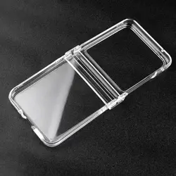 For Motorola Razr 40 50 60 Ultra 40Ultra Case Transparent Hinge All-inclusive Folding Shockproof Hard Back Cover Accessories