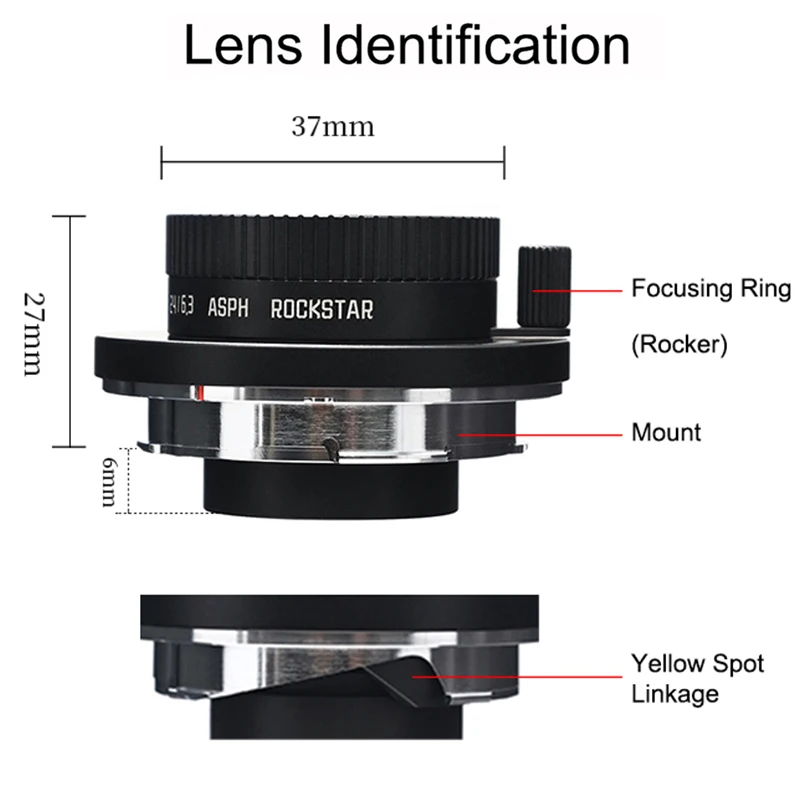 AstrHori 24 مللي متر F6.3 إطار كامل دليل التركيز الربط تتراوح رئيس عدسة فطيرة فائق البؤرة ل لايكا M جبل M1 M2 M3 M5 M10