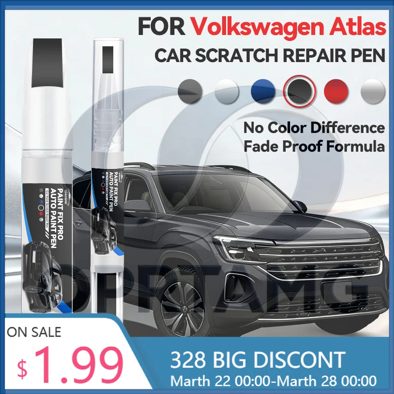 

Автомобильные аксессуары: Карандаш для подкраски автомобиля Volkswagen Atlas Cross Sport, маркер для ремонта царапин на кузове автомобиля
