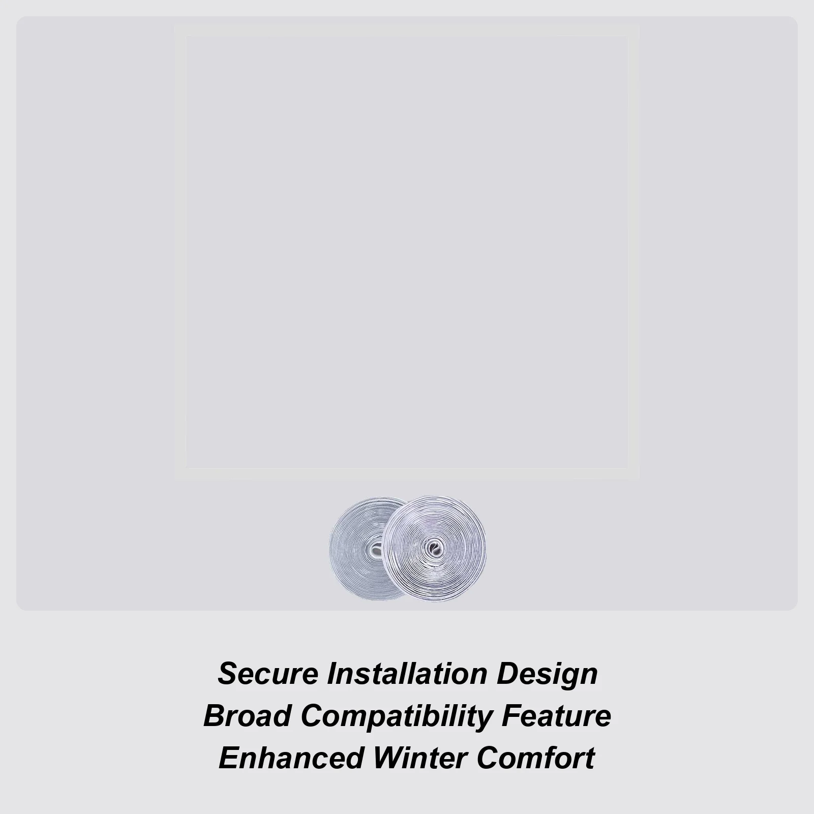Insulating Window Film Windproof Reusable Winter Window Seal Kit Thermal Tape For Indoor Outdoor Home RV Patio Attic Basement