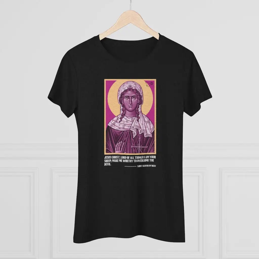 Women's Saint Agatha Premium T shirt