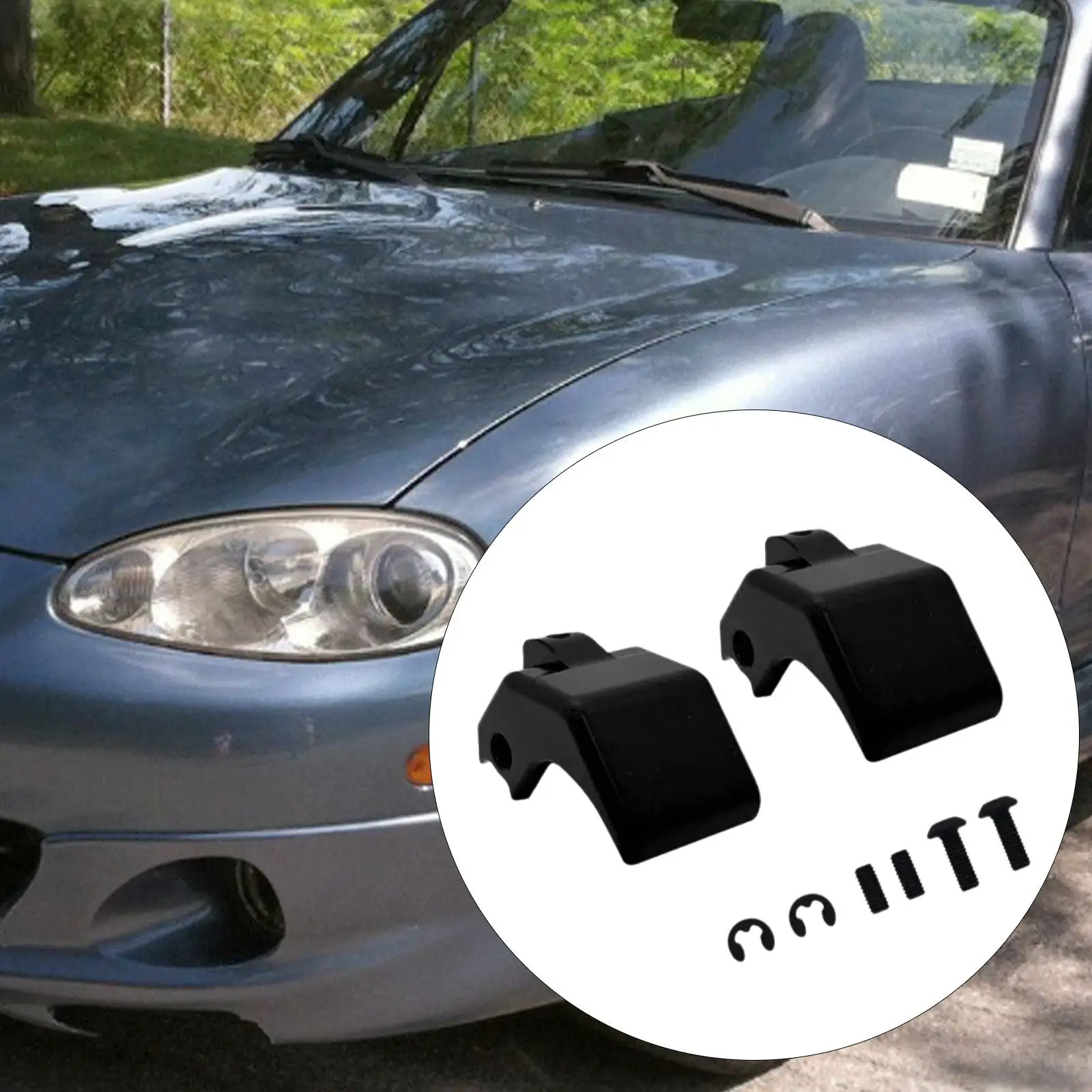 

Convertibles Top Latch Kit Replaces Vehicle Spare Part Repair Kit for Mazda Miata Sto 1997 LS 2004 Base 2005 M Edition 1996