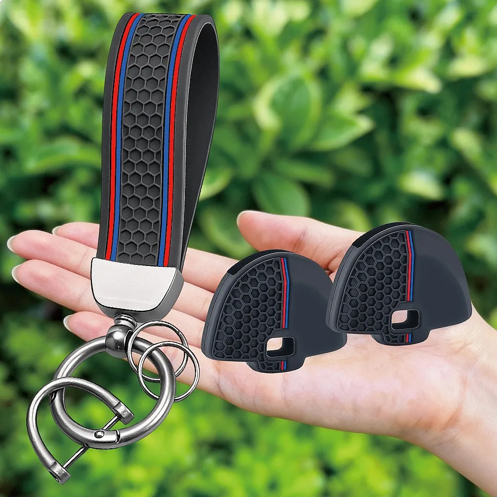Silicone Key Fob Cover Case Shell For BMW S1000R R1200GS LC ADV R1200RT F700GS F800GS Remote Key Cover