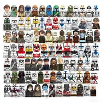 Hot Toys G0119 Star wars Building Block Mudtrooper Captain Remnant Stormtrooper Mandalorians Brick Mini Doll Figure Kid Toy Gift
