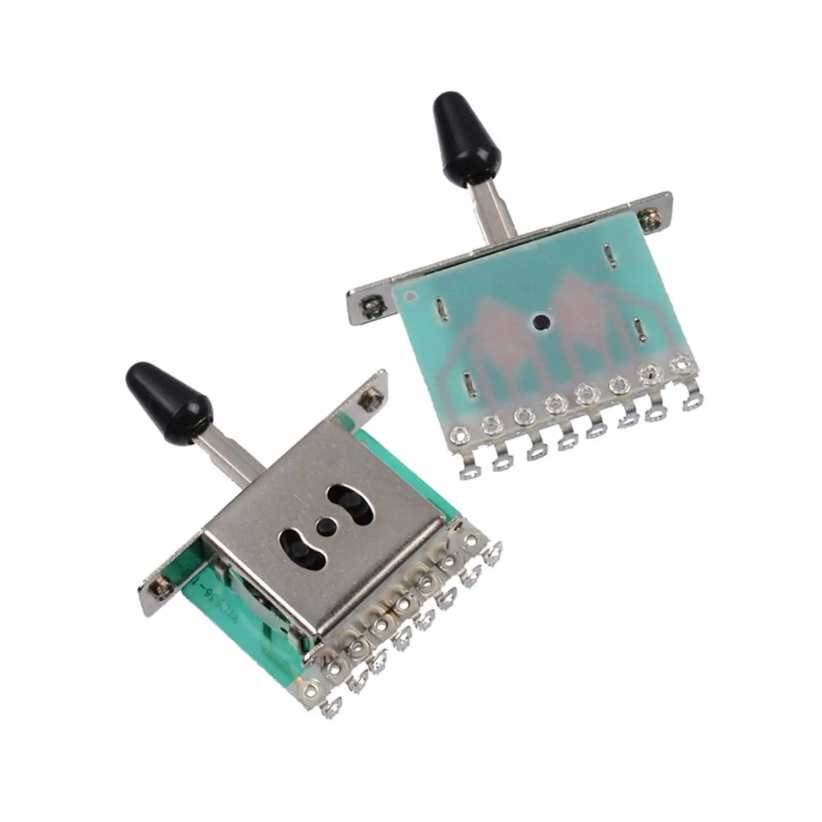 Electric Guitar Pickup Selector Switch Durable Alloy ABS 5 Way Smooth Low Noise with Mounting Hardware for Easy Install