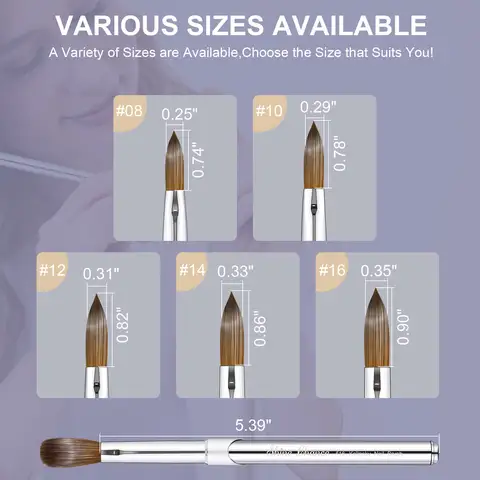 8 best sales नेल ब्रश ऐक्रेलिक - №2