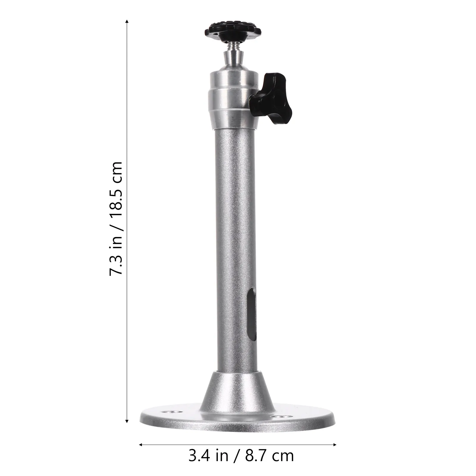 Universal Aluminum Projector Mount Bracket – Telescopic, 360° Rotatable, Ceiling/Wall/Floor Adjustable Support