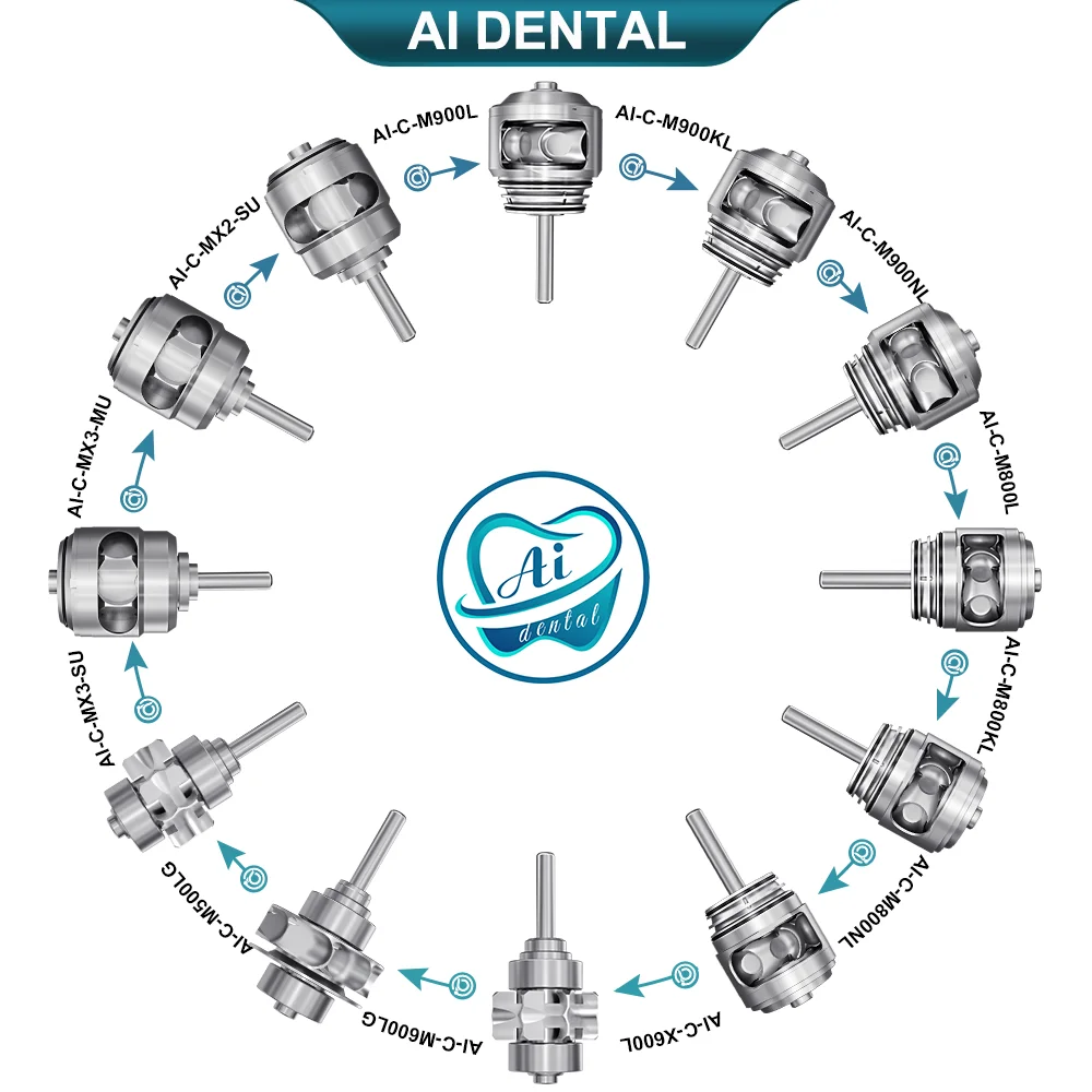 1 pcs Dental Ceramic Rotor Bearings Cartridge Replacement Repair Compatible with Original High Speed Handpiece Accessory