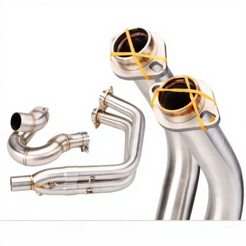 New for Z650 Ninja 650 Header Front Pipe Modified Exhaust Elbow Slip on Muffler 2017-2019