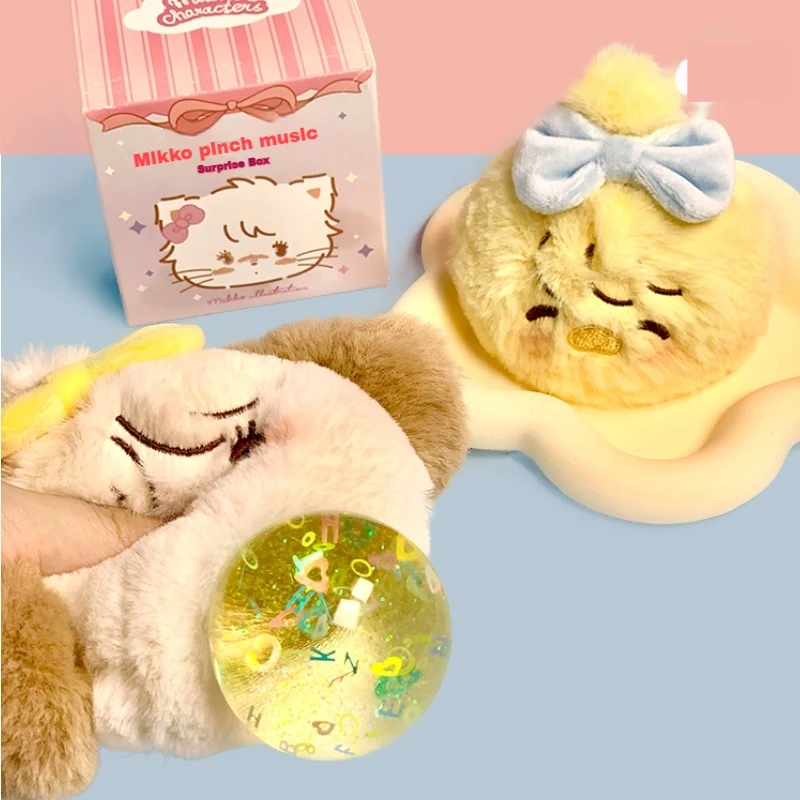 2024 New Mikko Cute Cat Blind box Decompression Doll Toy For Venting Ball Bag Pendant Edition Collection Girl Birthday Gifts