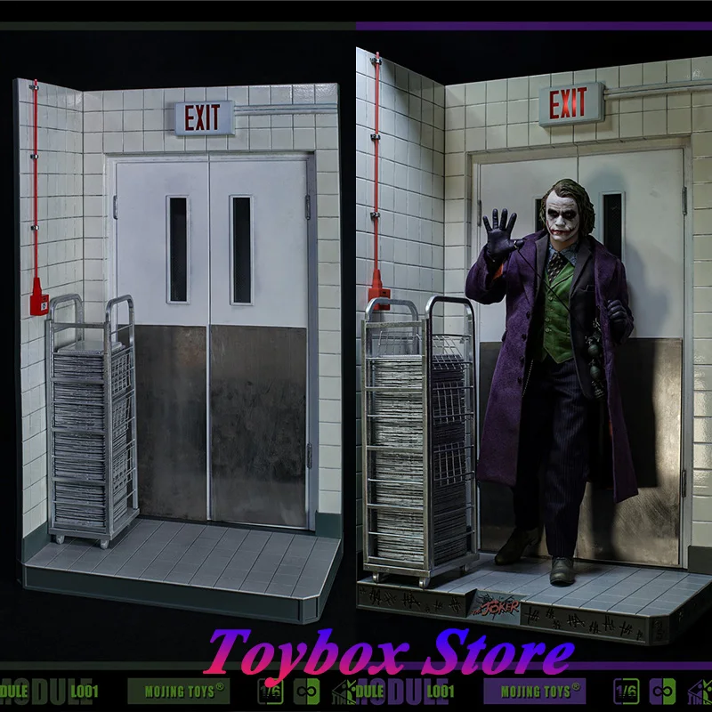 In Stock mOjingToys  L001 1/6 Scale JOKER Kitchen Exit Scene Platorm Model Toys Accessory For 12