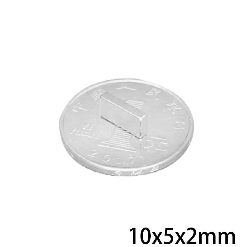 10x5x2 mm Small Block Powerful Magnets 10*5*2  Neodymium Magnet 10x5x2mm Stong NdFeB Permanent Magnetic 10*5*2