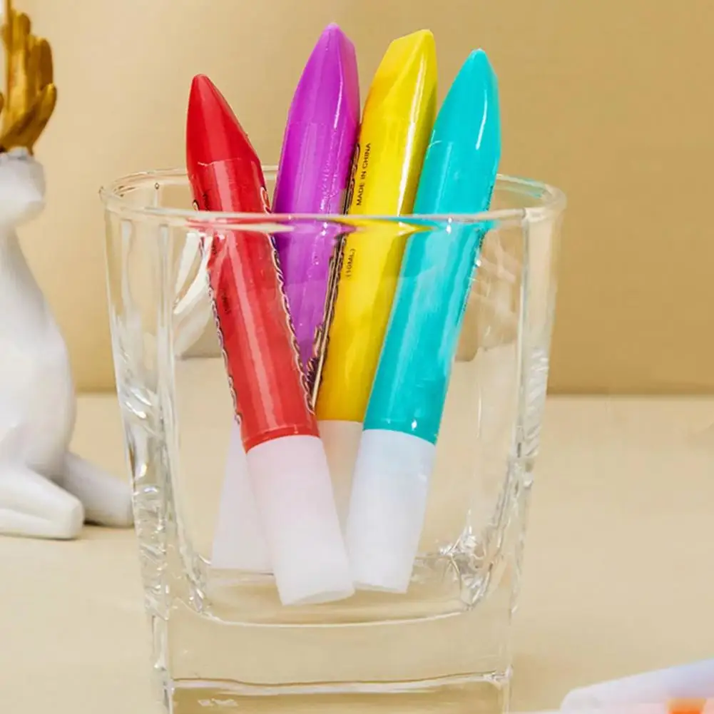 3d Effect Drawing Pen Portable Diy Bubble Popcorn Drawing Pens for Kids Versatile Colour Pen Set Compact Size for Fun