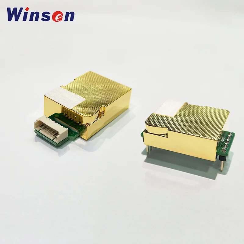 20 Chiếc Winsen MH-Z19C NDIR CO2 Cảm Biến Độ Nhạy Cao Tiêu Thụ Điện Năng Thấp UART PWM Ra Tuổi Thọ Dài Vàng Phòng