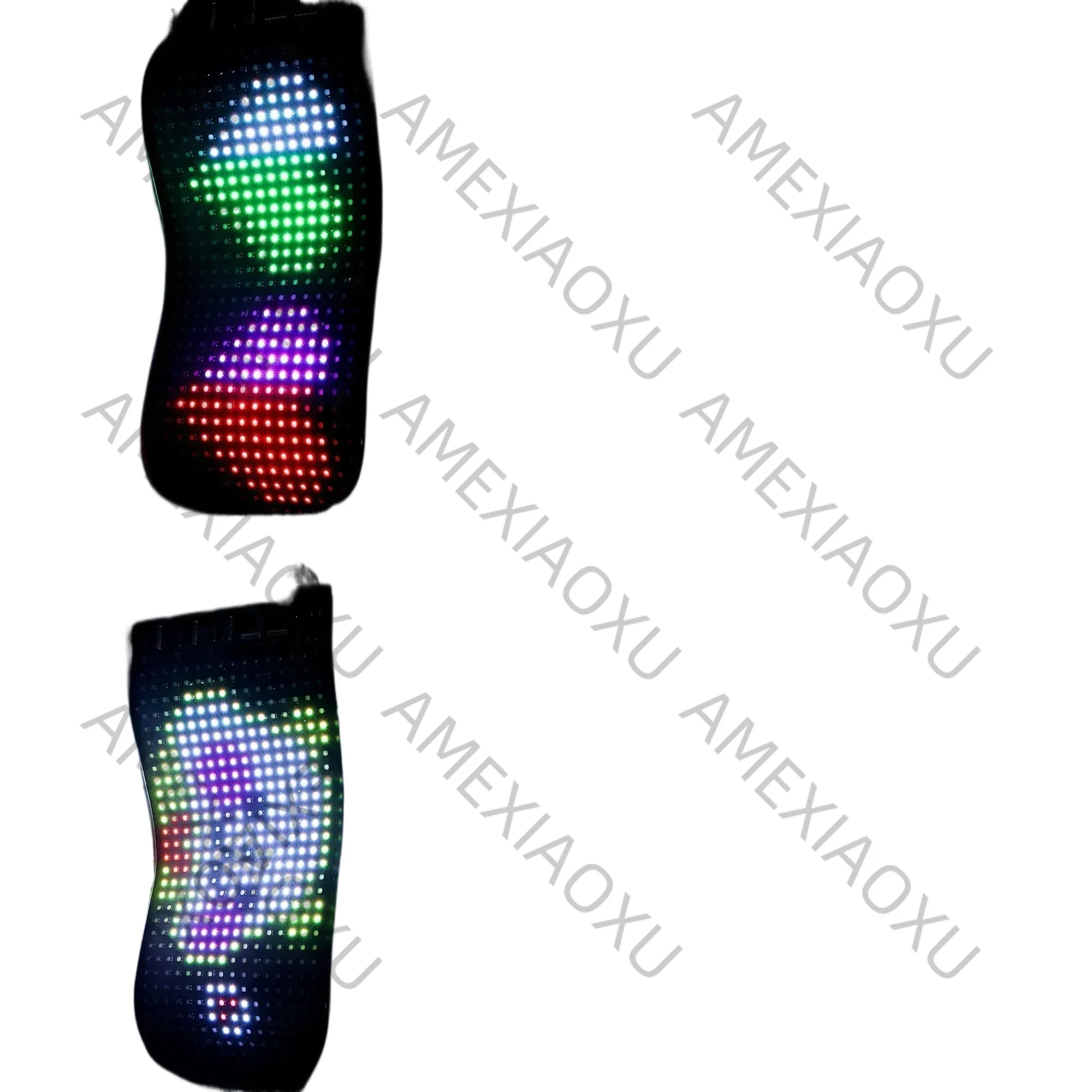 WANWUXIN Scrolling LED Car Sign Programmable Flexible Ultra-Thin Flexible LED Screen APP USB 5V DIY LED Signs for Car Store Home