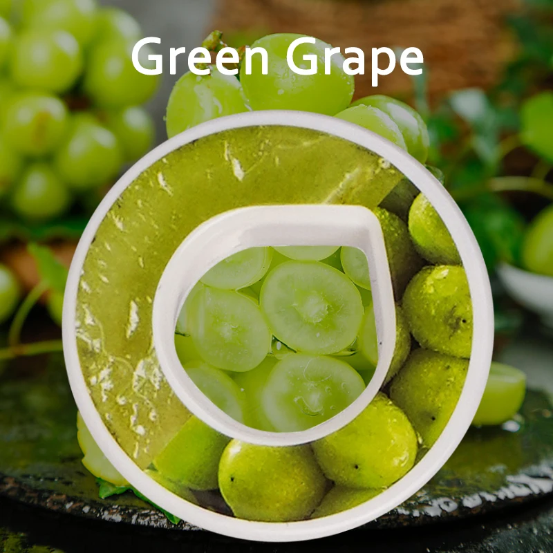 LUSQI 1PC zuckerfreie Luftkapsel mit gesundem Fruchtduft, aromatisiertes Ringdesign, kann mit Kapsel-Wasserflasche/Becher verwendet werden