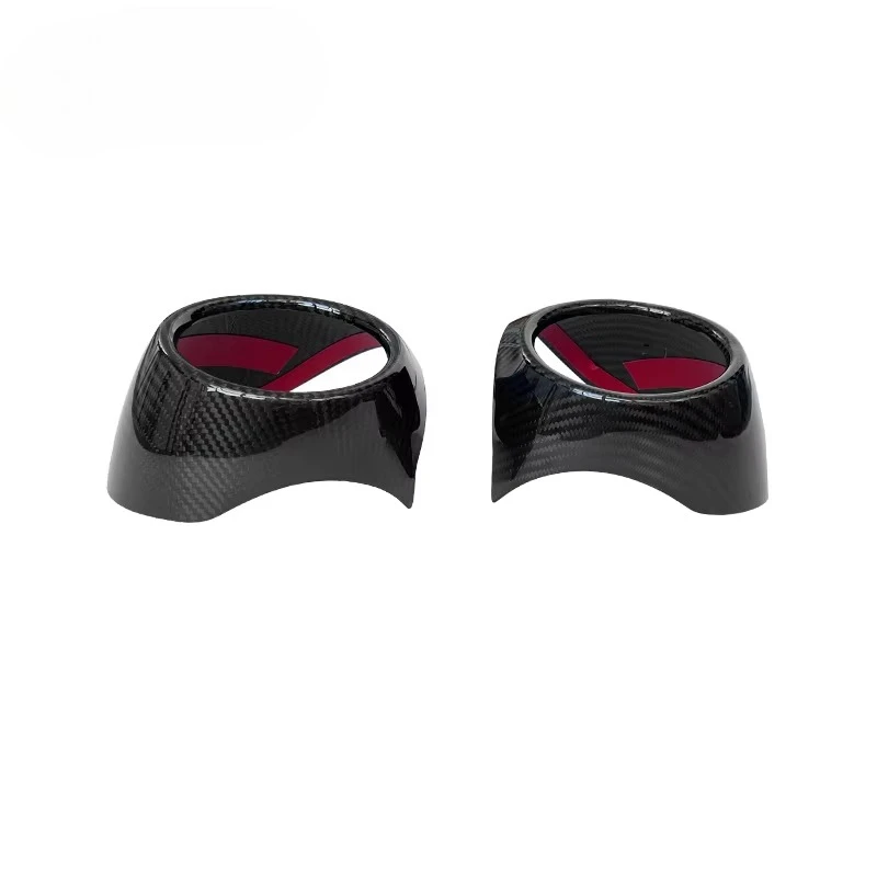 Car Interior Trim Dry Carbon Fiber Side Air Condition Vent Cover 2Pcs For Toyota GR86 For Subaru Brz 2021+