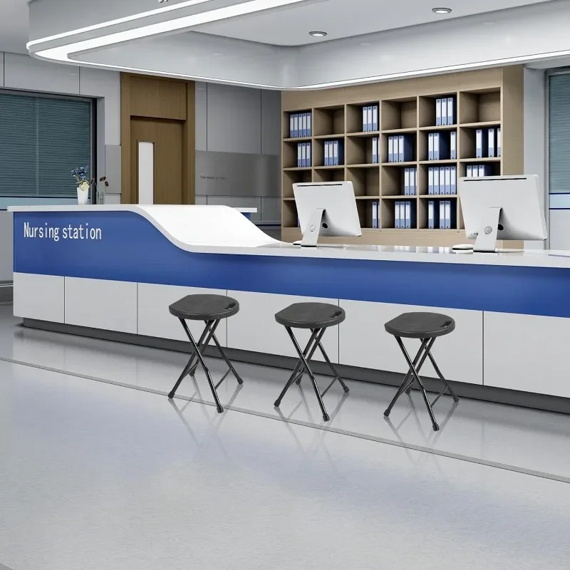 

Set of 4 Folding Stool, Foldable Stool with Handle, Portable Stools for Adults Heavy Duty, Folding Chair Outdoor/Indoor