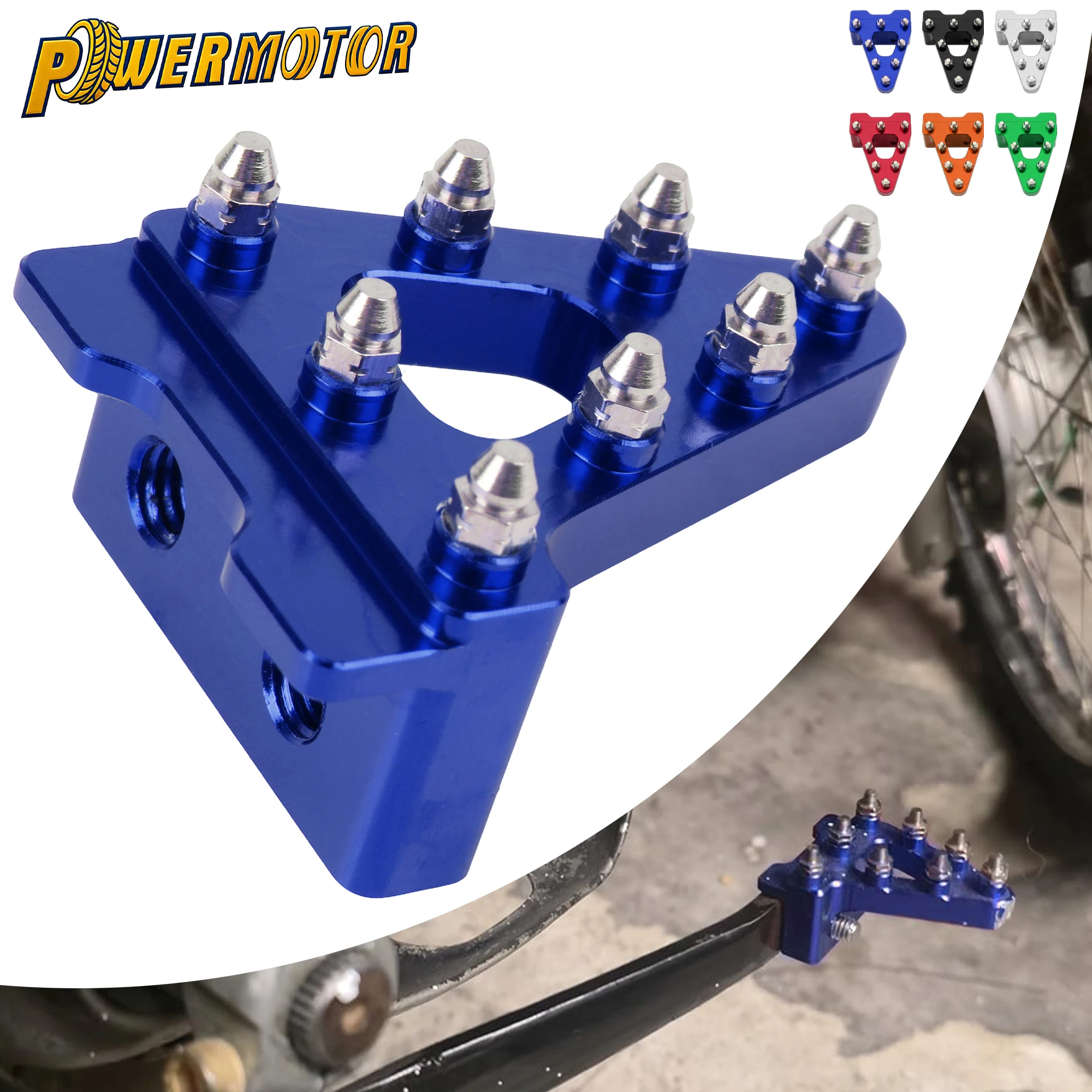 

For Honda CRF50 XR50 Motocross Brake Pedal Lever Step Plate Tip CNC Aluminum Accessories Pit Dirt Bike Motorcycle Spare Parts