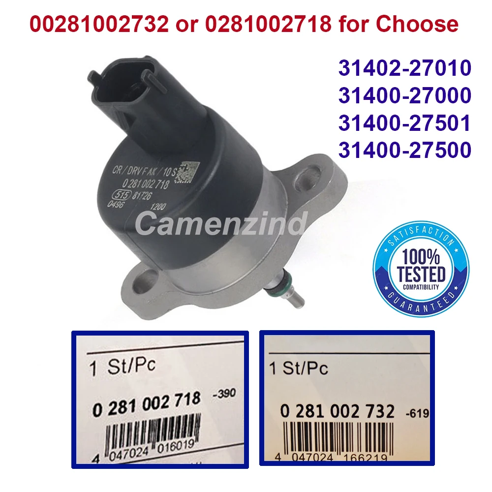 

Fuel Pressure Regulator Control Valve OEM 0281002732 0281002718 3140227010 31402-27010 31400-27000 31400-27500 For Hyundai KIA