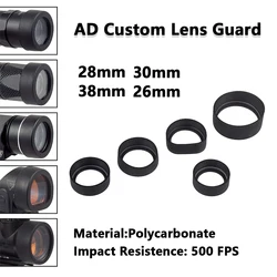 Tactical M300 M600 X300 X300V Protector SR Hunting Weapon light LED Flashlight AD Custom Lens Guard For 26MM 28MM 30MM 38MM