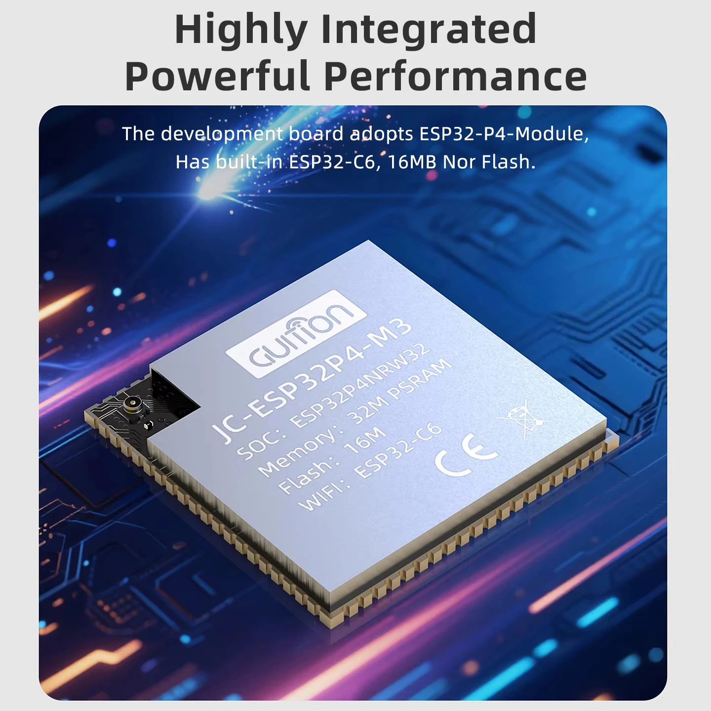 ESP32-P4 ESP32-C6 Core Board Module JC-ESP32P4-M3 Dual-Core ESP32P4NRW32 SoC 32MB PSRAM 16MB Flash Memory WiFi BT BLE 5