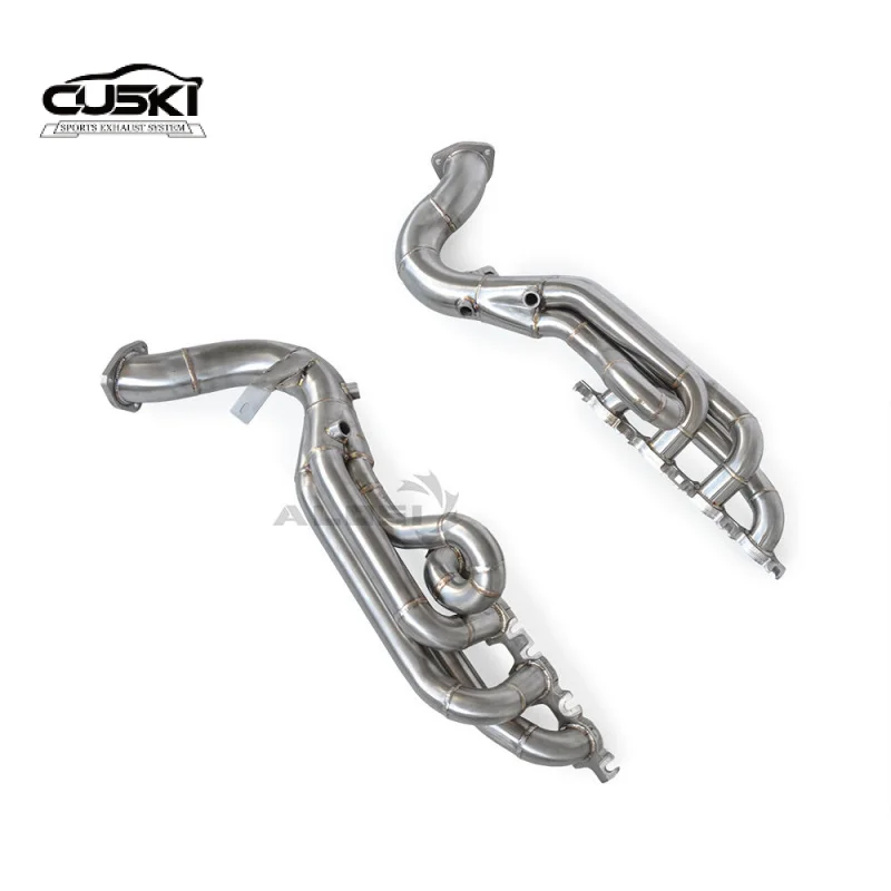 

Высокоэффективный коллектор выпускного коллектора для Audi S4 4.2, автомобильная выхлопная система из нержавеющей стали