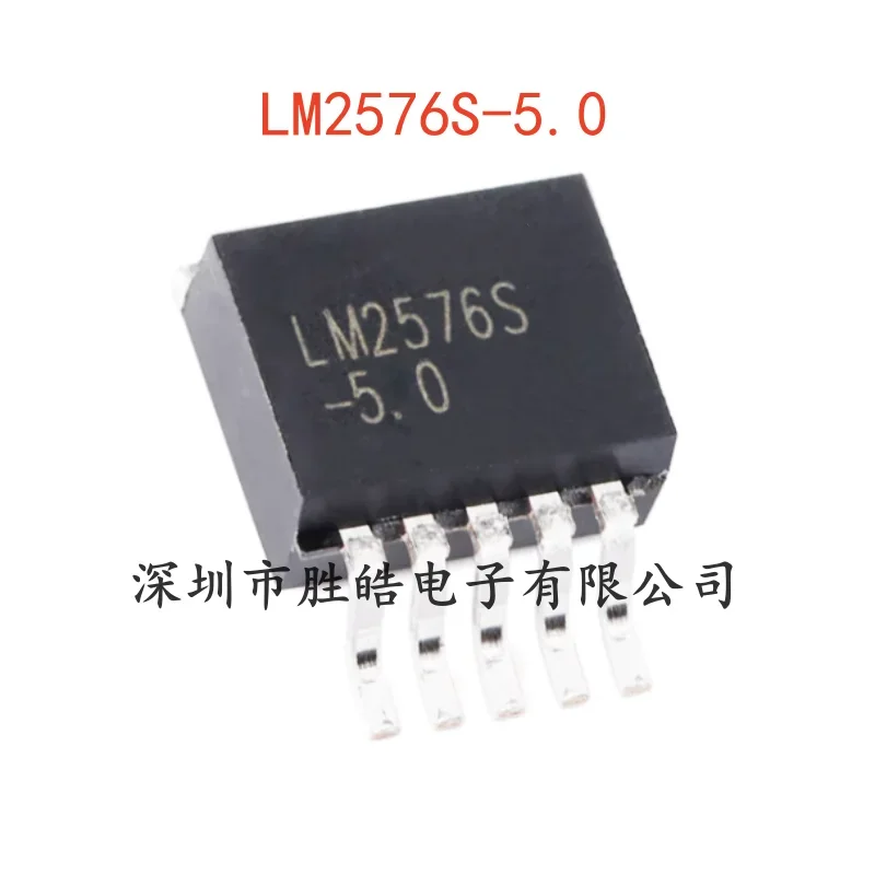 

(10PCS) NEW LM2576S-5.0 5V/3A Buck DC-DC Regulator Chip TO-263-5 LM2576S-5.0 Integrated Circuit